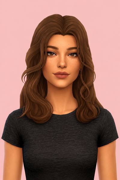«julie & cassie» hairs custom content (CC) for Sims 4 by clumsyalien