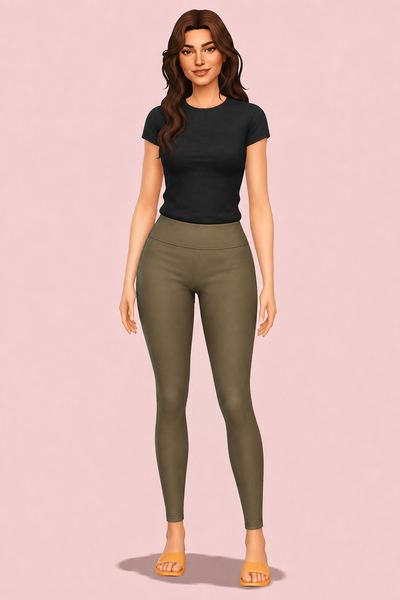 Mia Pants custom content (CC) for Sims 4 by clumsyalien