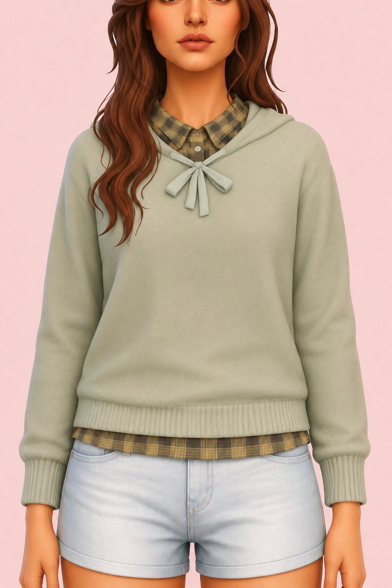 Enver Cardigan custom content (CC) for Sims 4 by clumsyalien