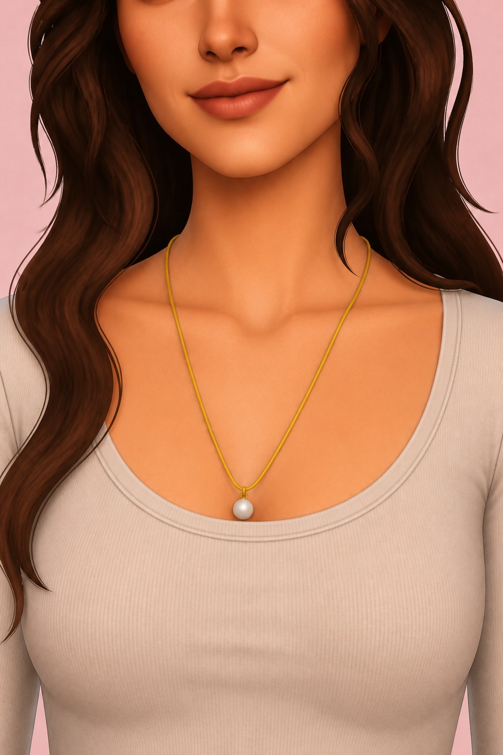 Melody Necklace custom content (CC) for Sims 4 by clumsyalien