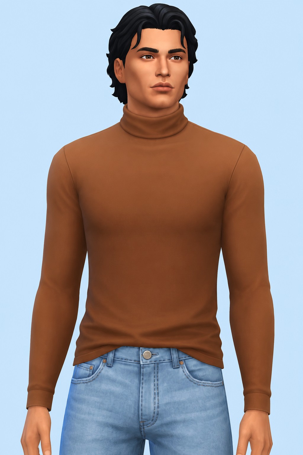 Phillip Turtleneck custom content (CC) for Sims 4 by clumsyalien