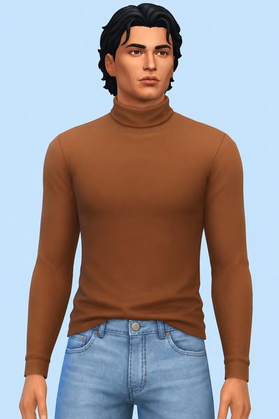 Phillip Turtleneck custom content (CC) for Sims 4 by clumsyalien
