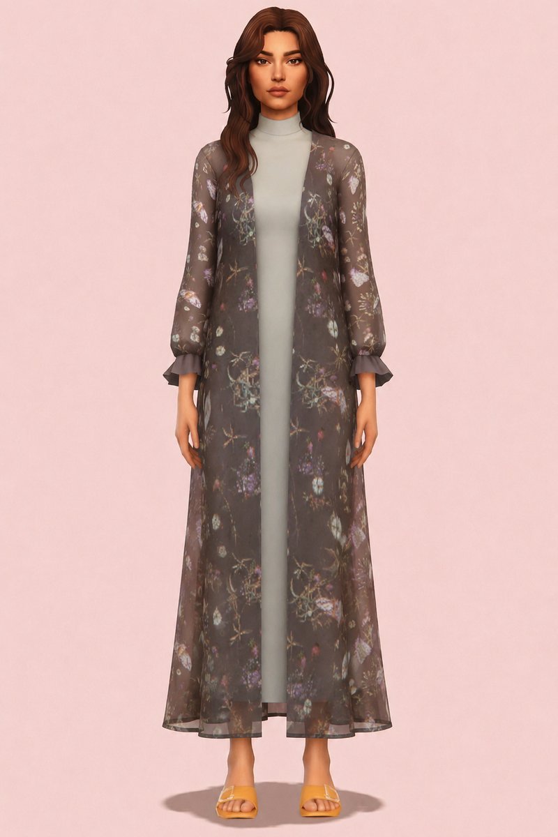 Ursula Robe custom content (CC) for Sims 4 by clumsyalien