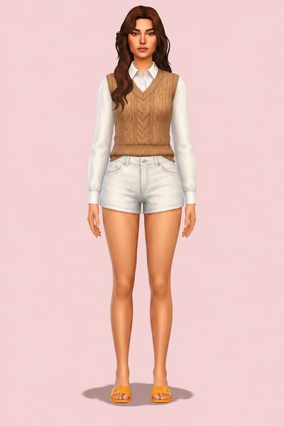 Klymene Vest custom content (CC) for Sims 4 by clumsyalien