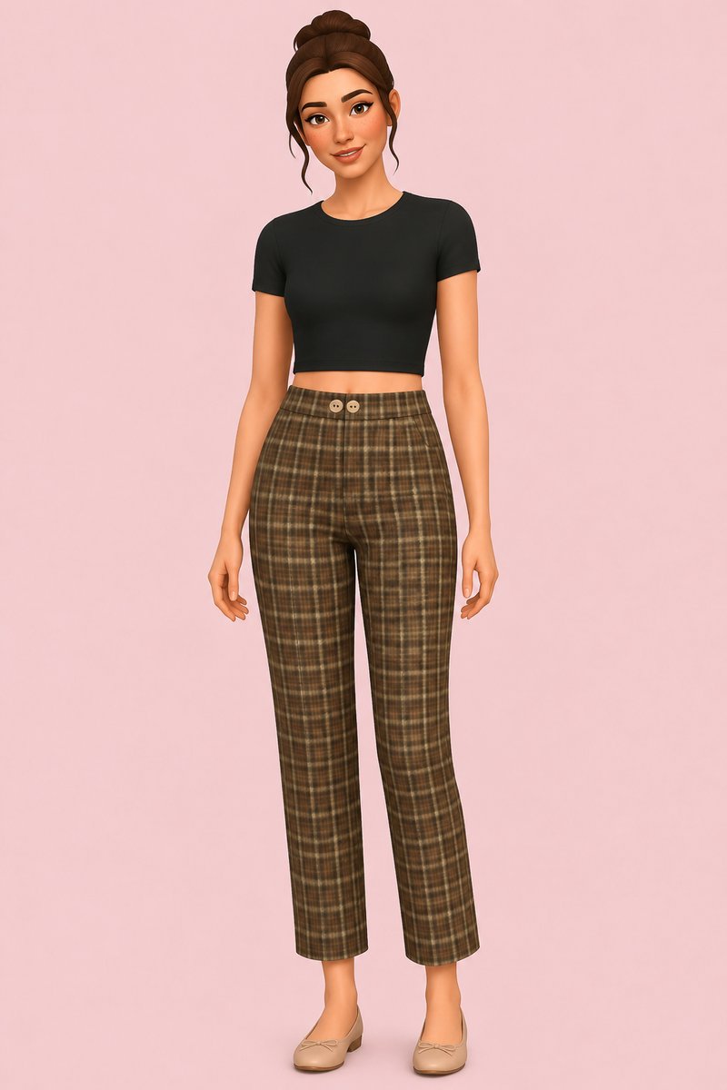 Vivianne Pants custom content (CC) for Sims 4 by clumsyalien