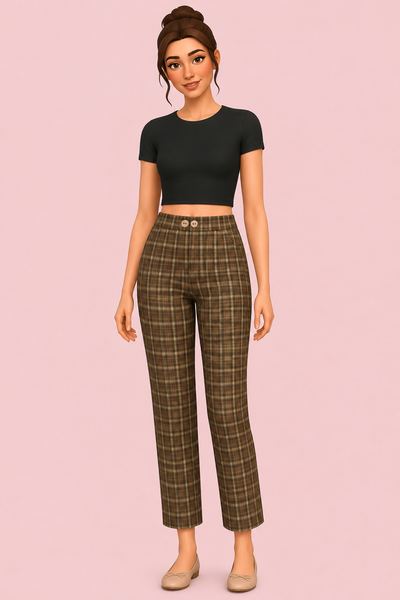 Vivianne Pants custom content (CC) for Sims 4 by clumsyalien