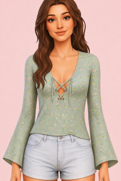 Caspian Shirt custom content (CC) for Sims 4 by clumsyalien