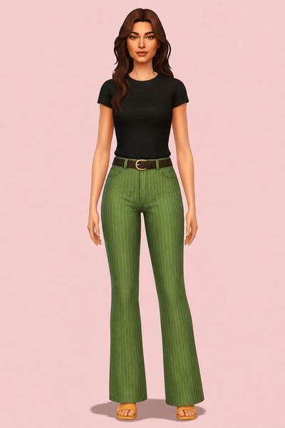 Terra Pants custom content (CC) for Sims 4 by clumsyalien