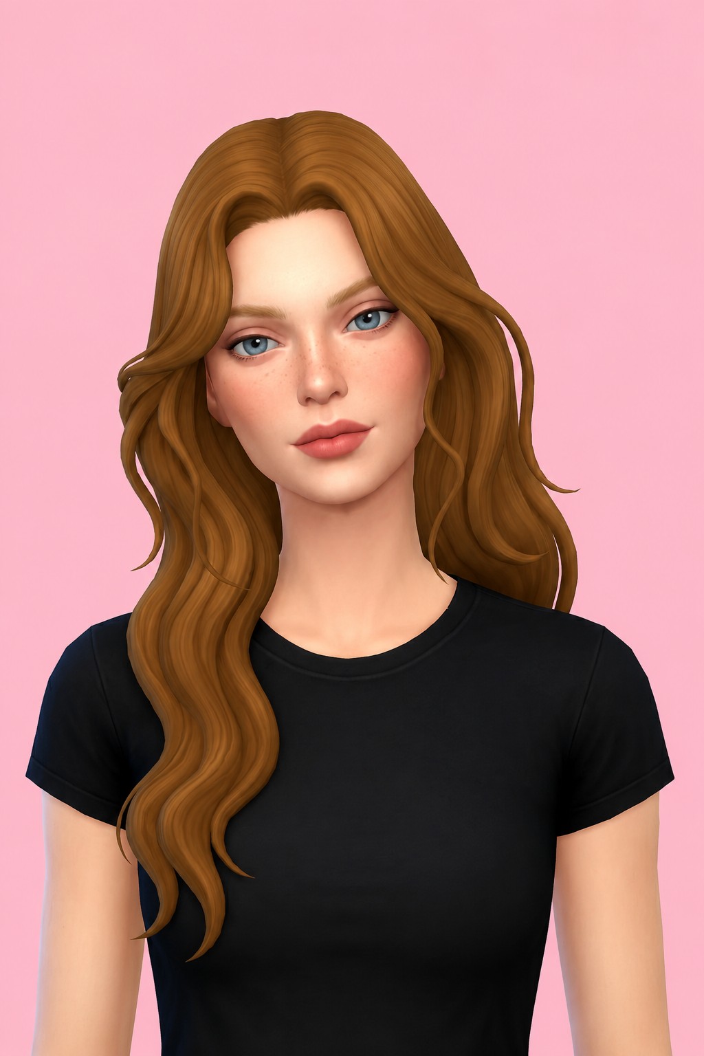 Misty Hair custom content (CC) for Sims 4 by clumsyalien