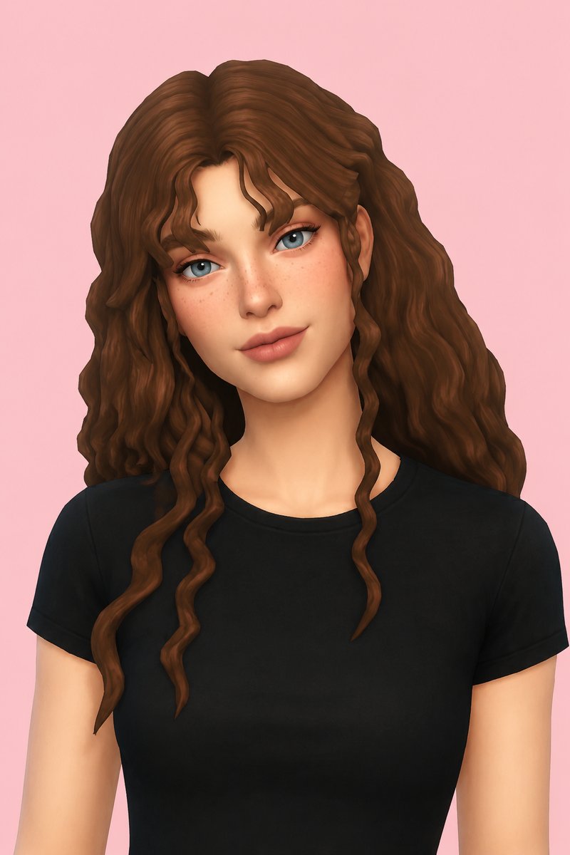 Georgie Hair custom content (CC) for Sims 4 by clumsyalien