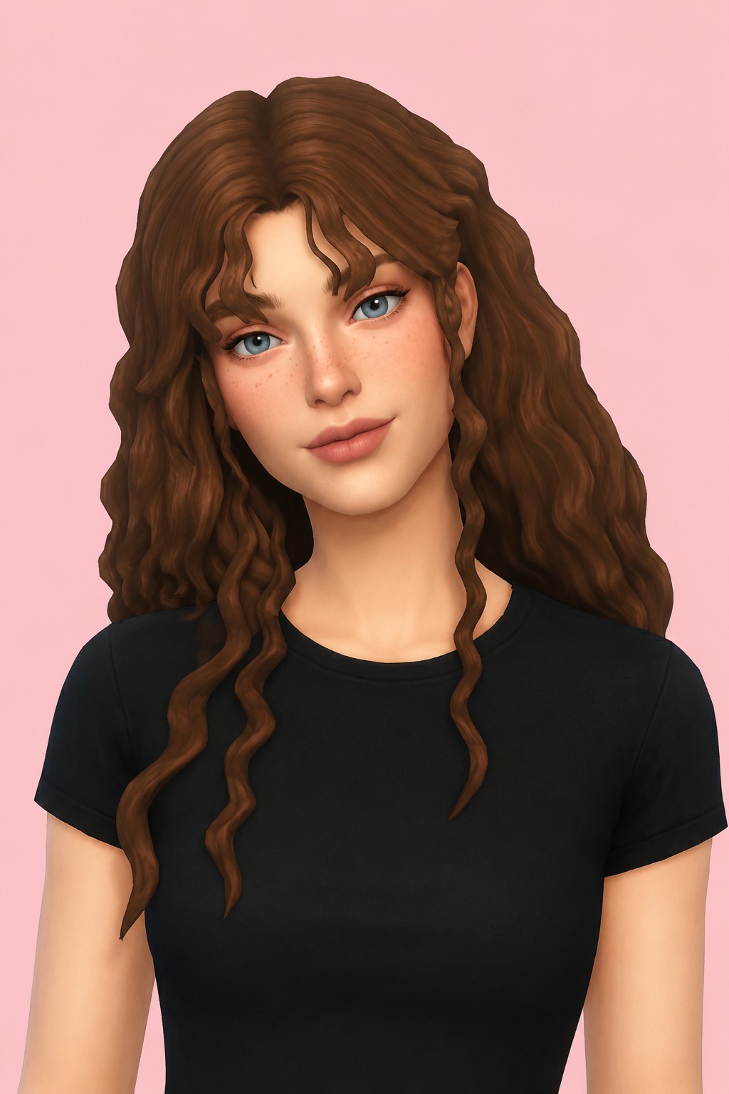 Georgie Hair custom content (CC) for Sims 4 by clumsyalien