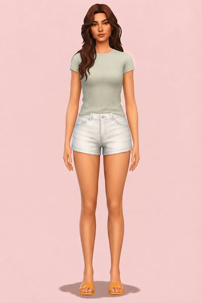 Winona Top custom content (CC) for Sims 4 by clumsyalien
