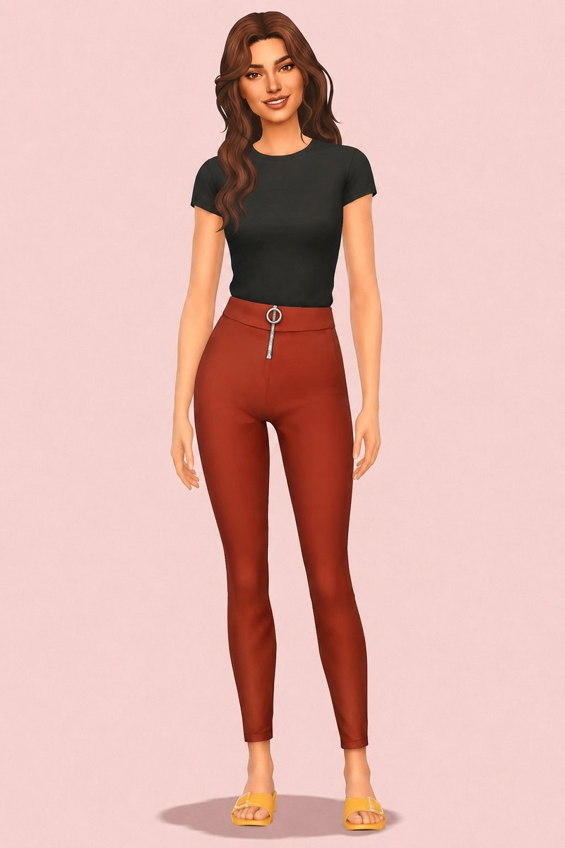 Clark Leggings custom content (CC) for Sims 4 by clumsyalien