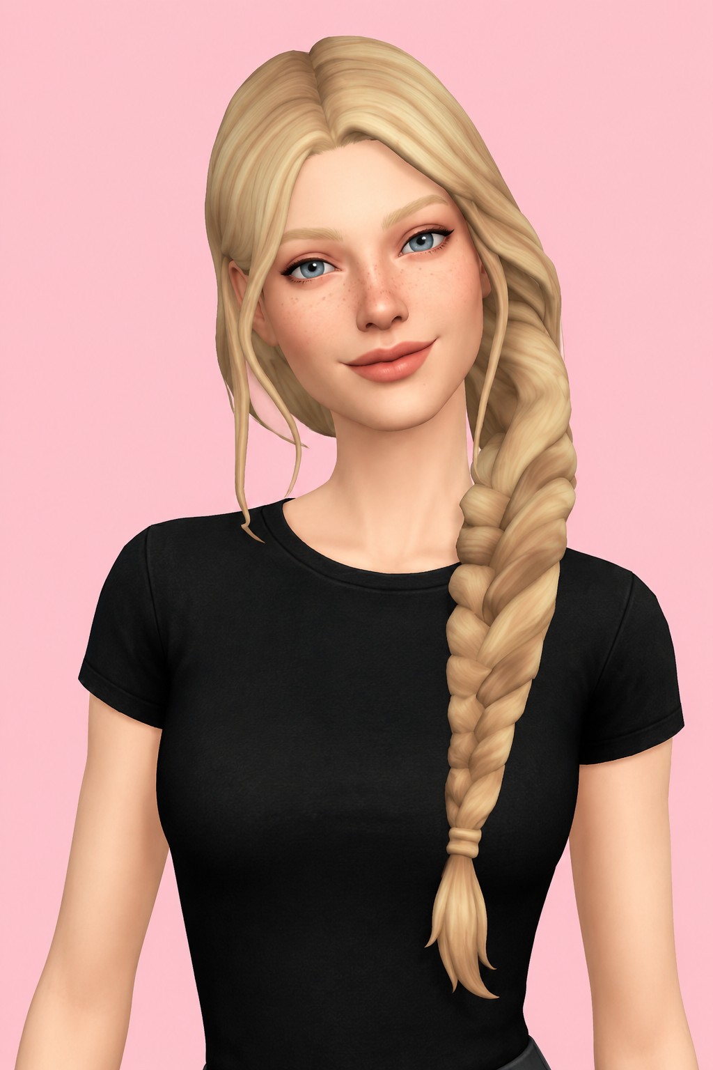 Morana Hair custom content (CC) for Sims 4 by clumsyalien