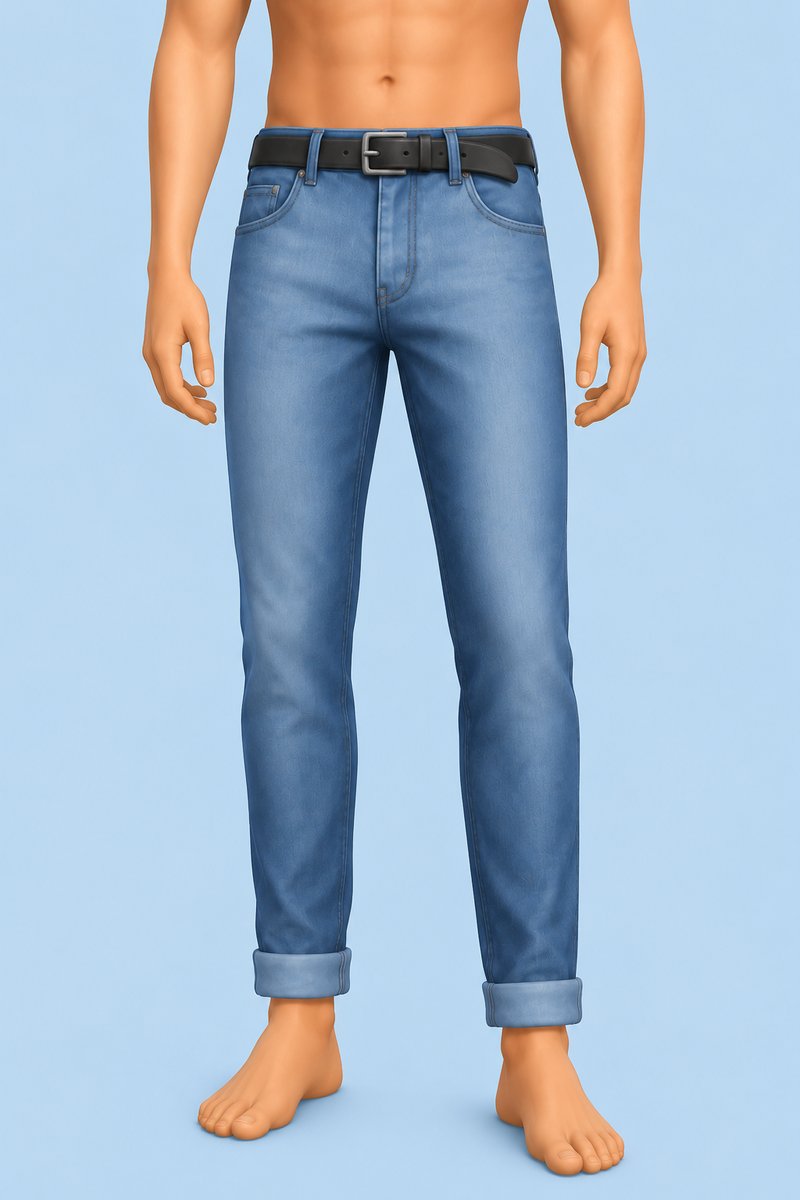 Pete Jeans custom content (CC) for Sims 4 by clumsyalien