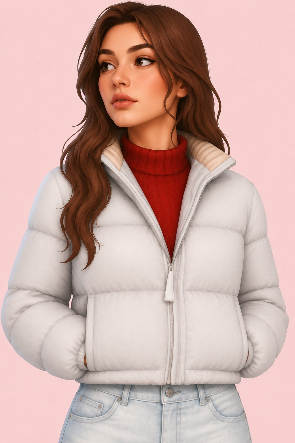 Carrie Jacket custom content (CC) for Sims 4 by clumsyalien