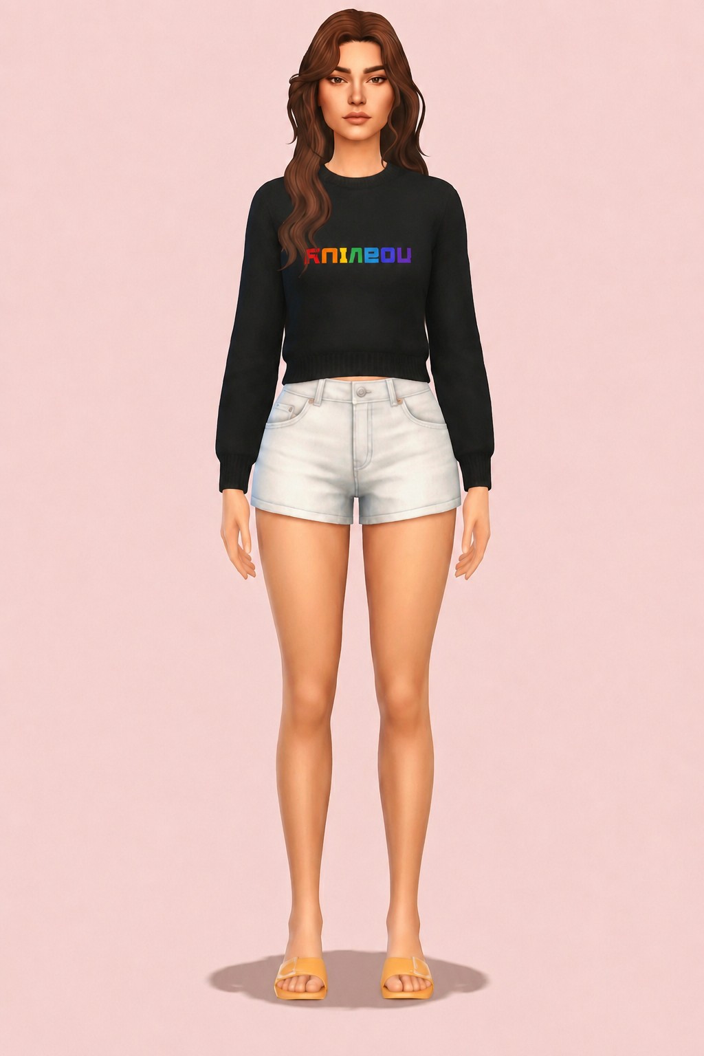 Andy Sweater custom content (CC) for Sims 4 by clumsyalien