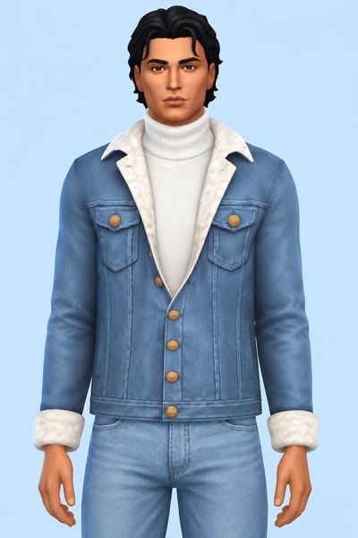 Mark Jacket custom content (CC) for Sims 4 by clumsyalien
