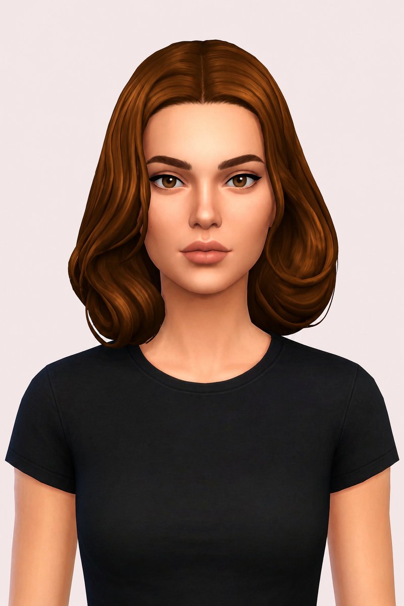 Cindy Hairstyle: custom content (CC) for Sims 4 by oakiyo