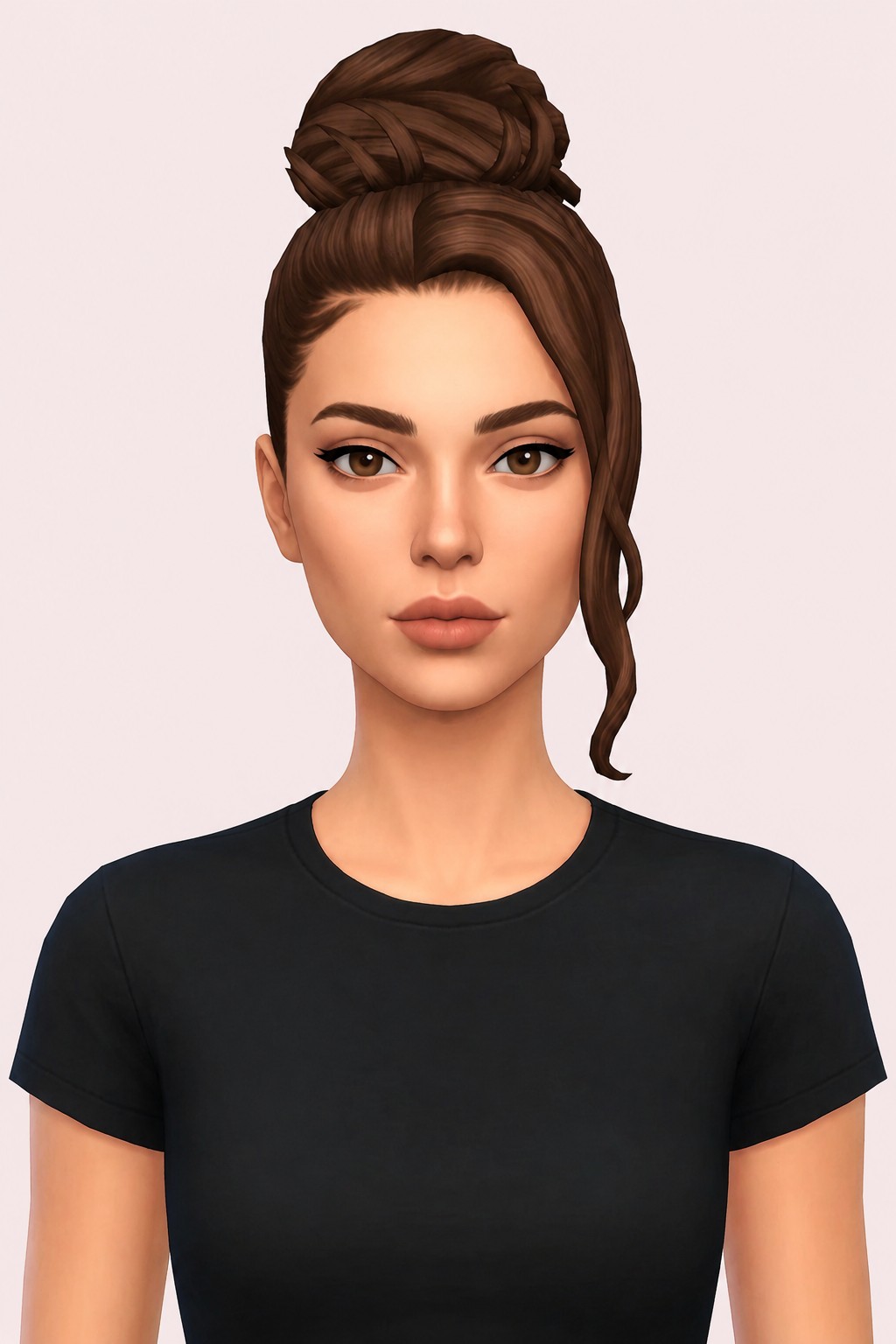 Melissa Hairstyle: custom content (CC) for Sims 4 by oakiyo