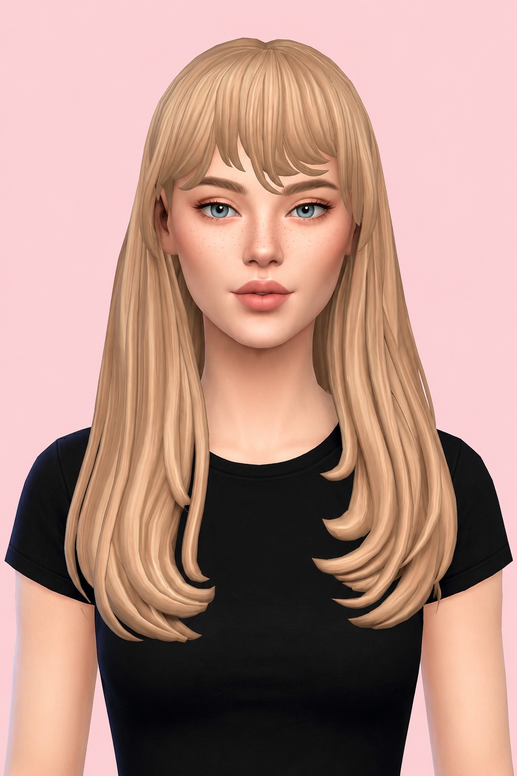 Marissa Hairstyle: custom content (CC) for Sims 4 by oakiyo