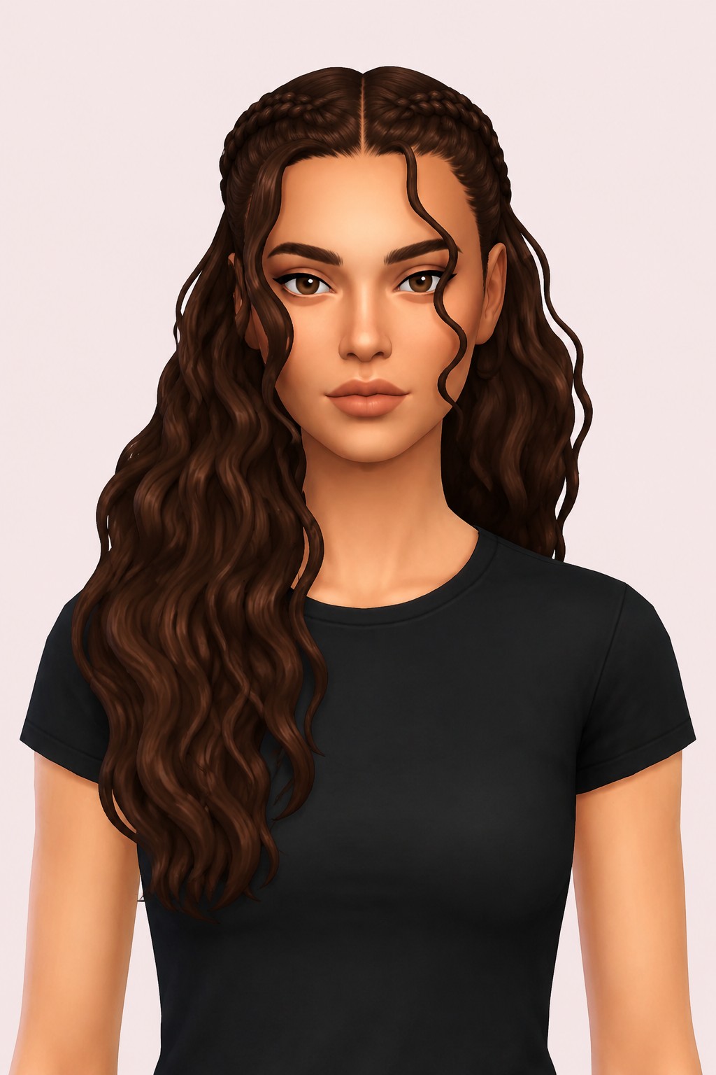 Kacey Hair custom content (CC) for Sims 4 by oakiyo