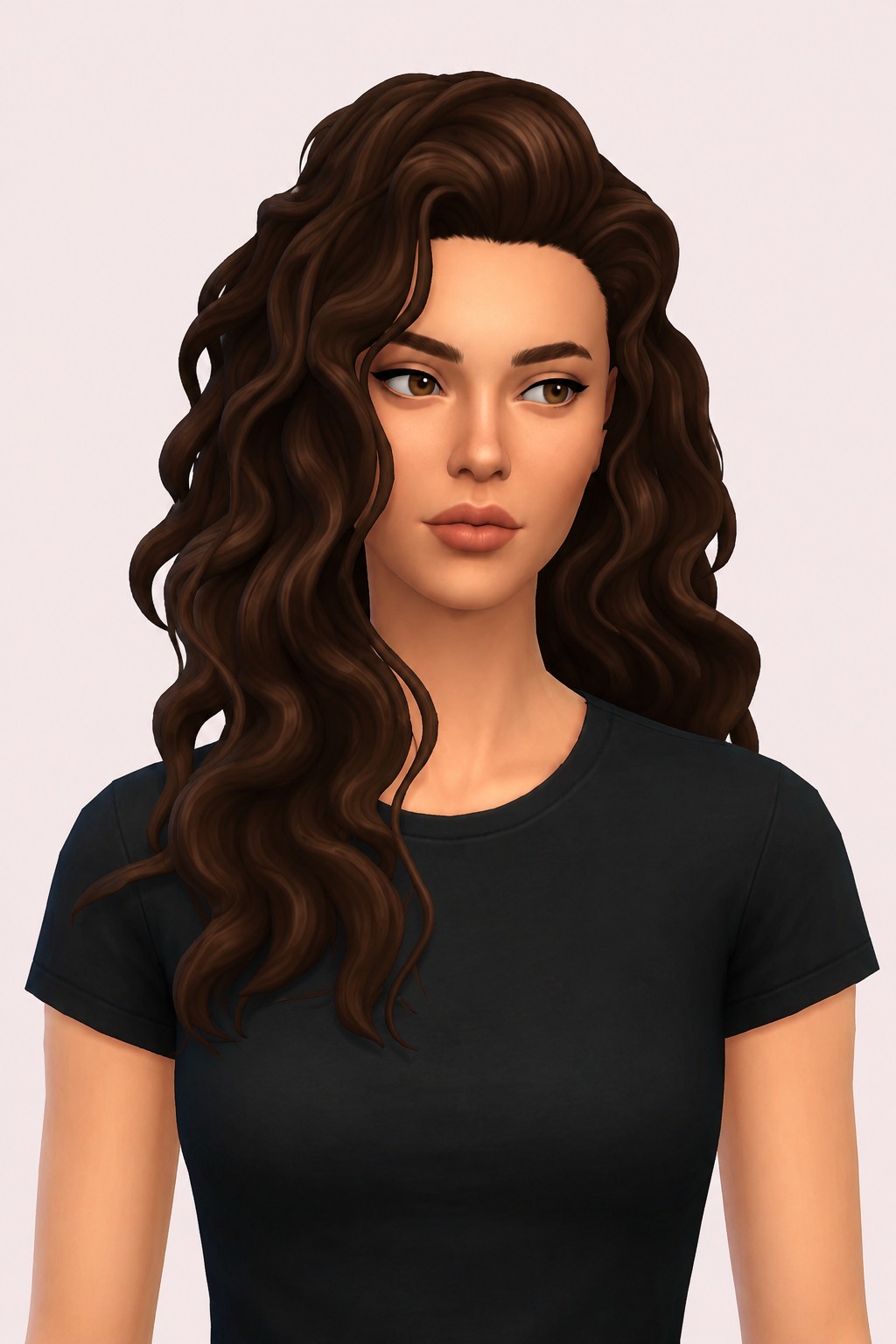 Stevie Hair custom content (CC) for Sims 4 by oakiyo