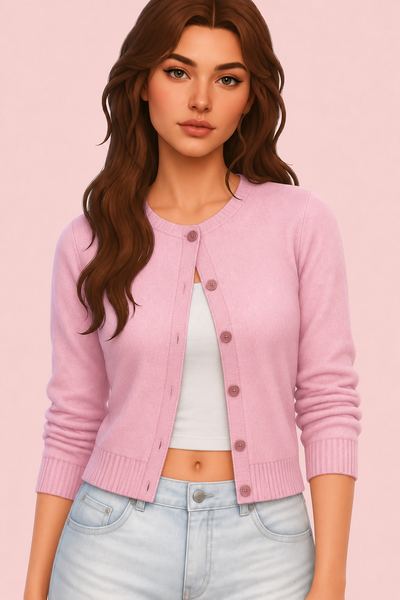 Lavender Cardigan custom content (CC) for Sims 4 by oakiyo