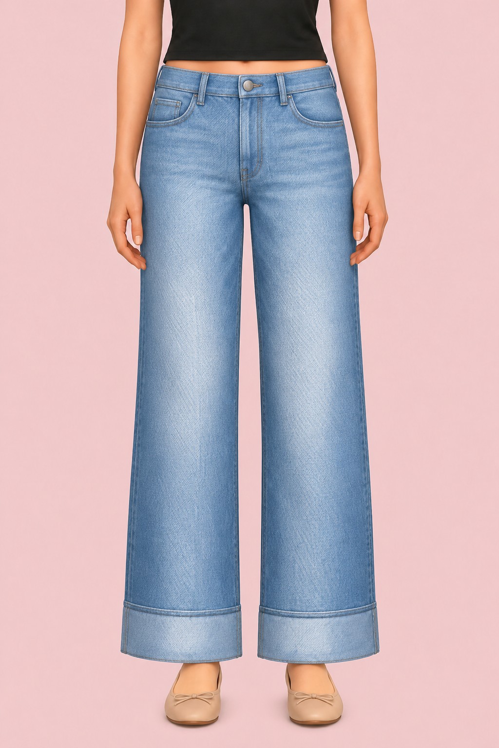 Caroline Jeans custom content (CC) for Sims 4 by oakiyo