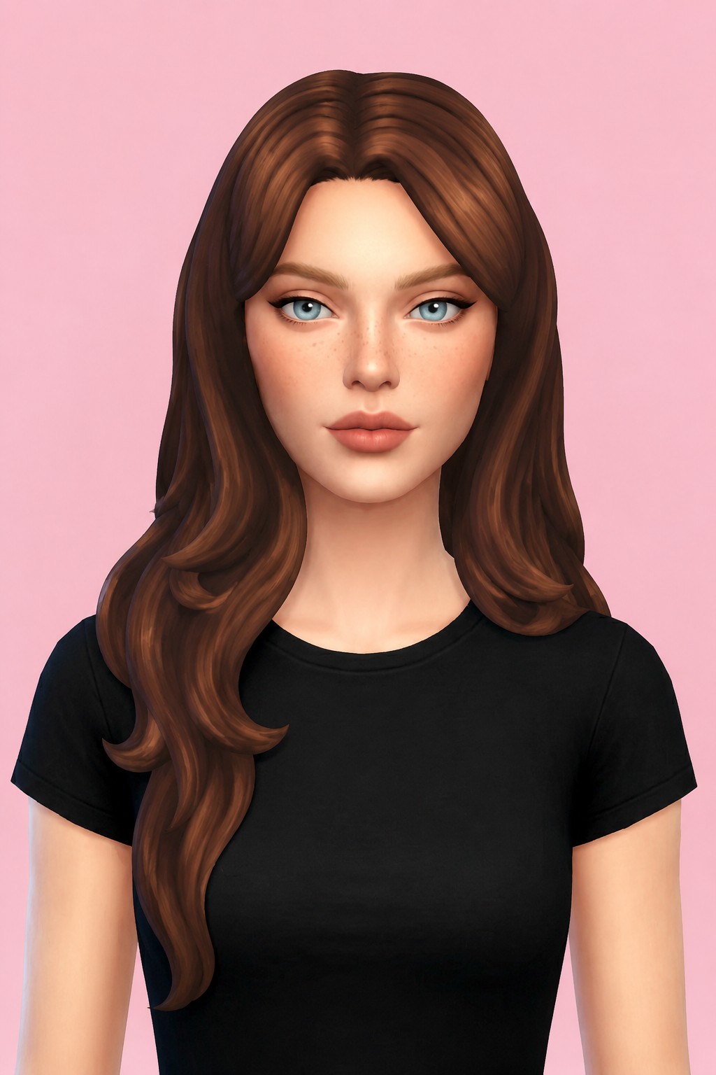 Rowan Hair custom content (CC) for Sims 4 by oakiyo