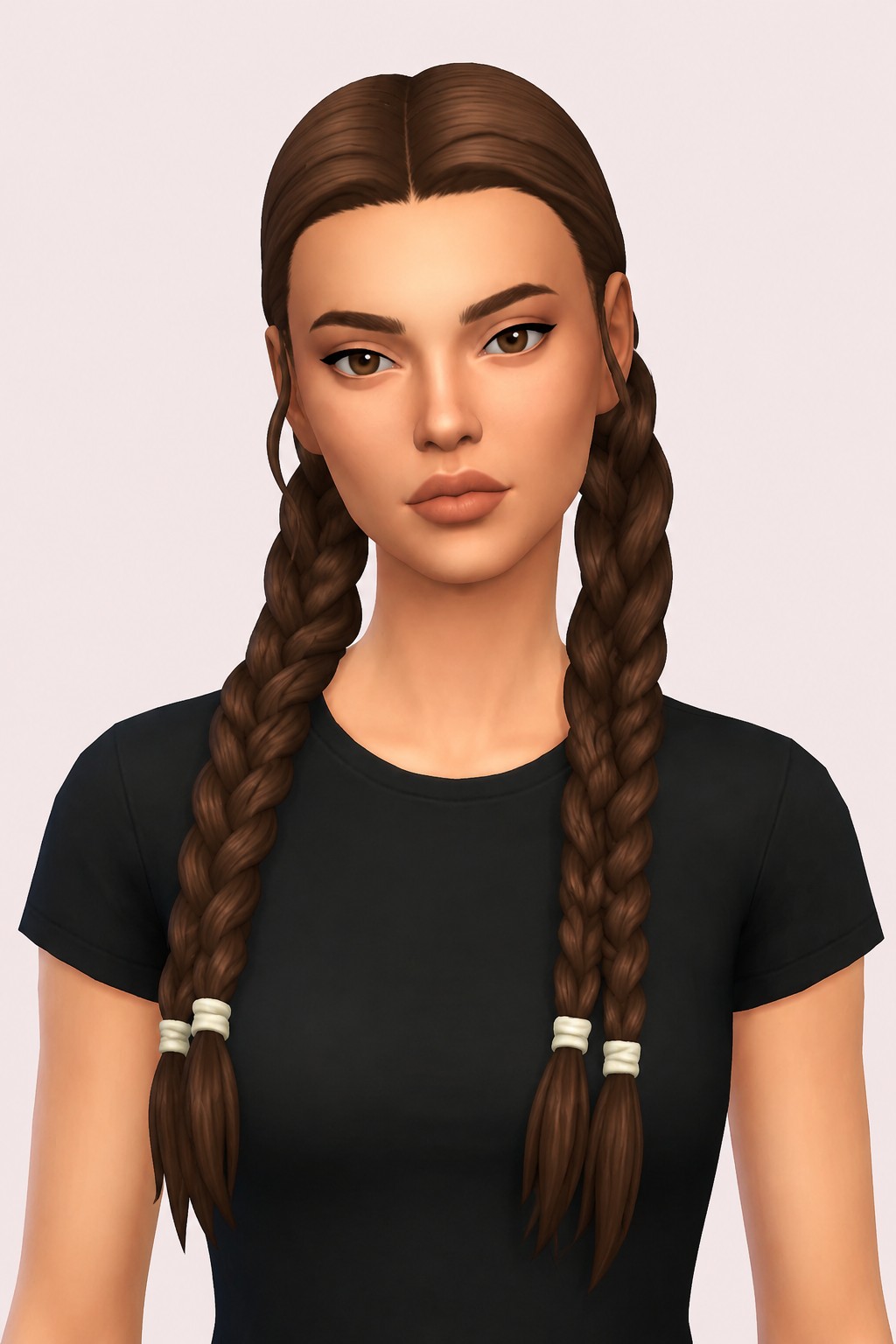 Phoebe Hair custom content (CC) for Sims 4 by oakiyo