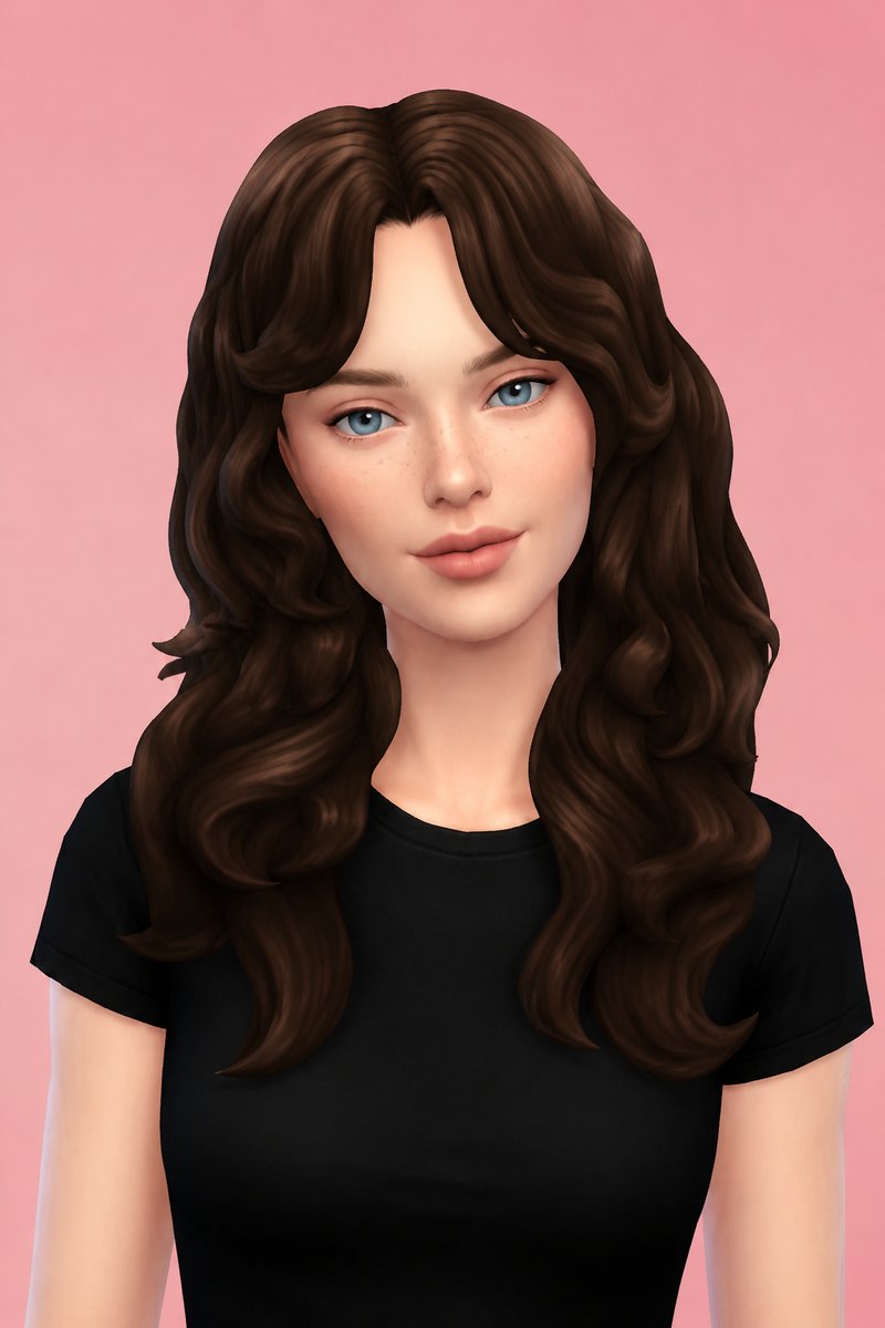 Keisha Hair custom content (CC) for Sims 4 by oakiyo
