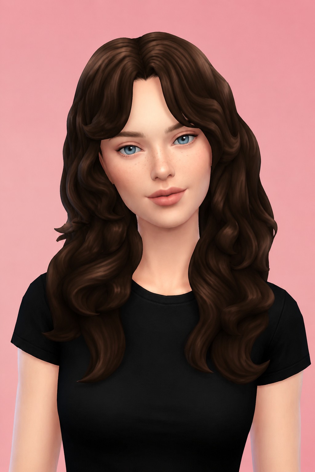 Keisha Hair custom content (CC) for Sims 4 by oakiyo
