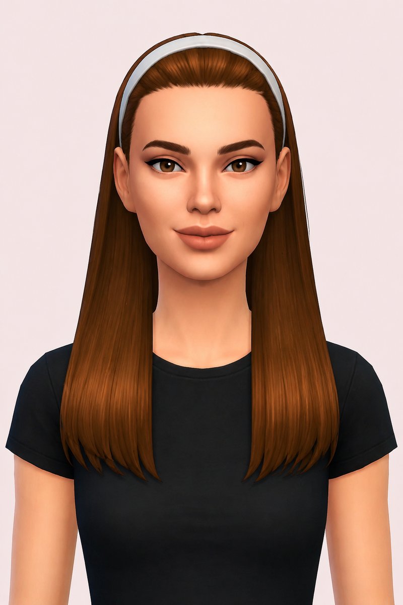 Nala Hair custom content (CC) for Sims 4 by oakiyo
