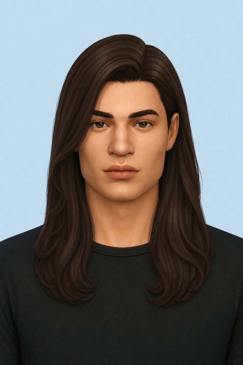 Chase Hair custom content (CC) for Sims 4 by johnnysims