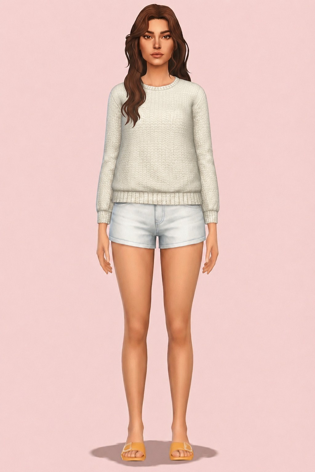 Sweater Recolour custom content (CC) for Sims 4 by oakiyo