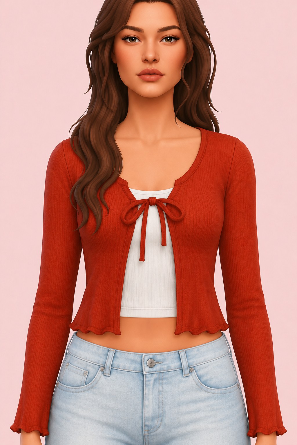 Rhode Jacket custom content (CC) for Sims 4 by oakiyo