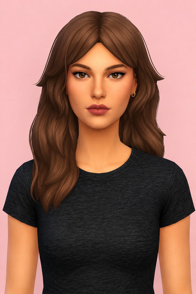 Boston Hair custom content (CC) for Sims 4 by oakiyo
