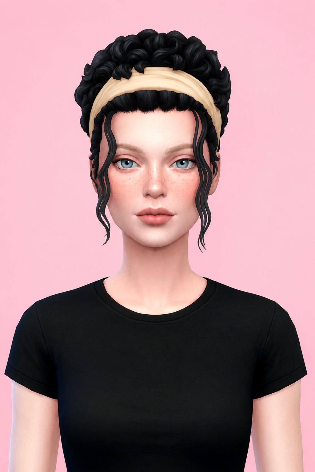 Tom Hair custom content (CC) for Sims 4 by oakiyo