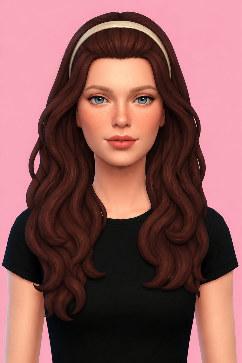 Emerson Hair custom content (CC) for Sims 4 by oakiyo