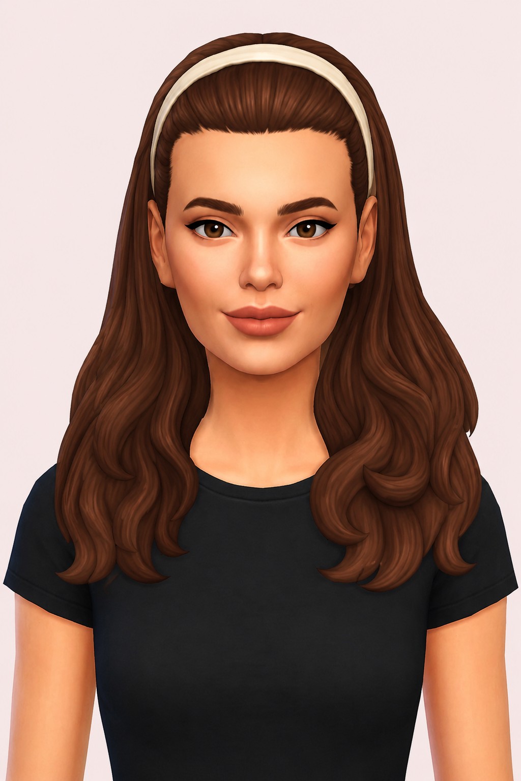 Frankie Hair custom content (CC) for Sims 4 by oakiyo
