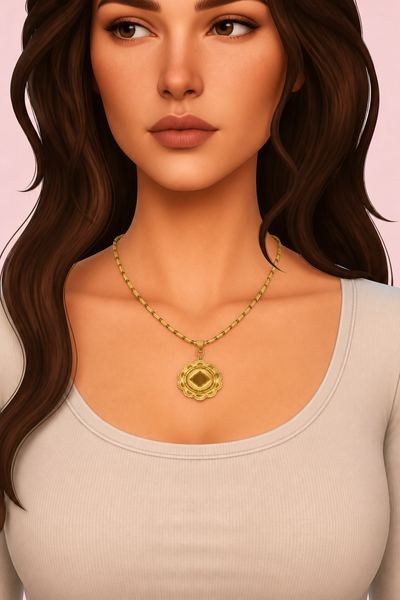 Dylan Necklace custom content (CC) for Sims 4 by oakiyo