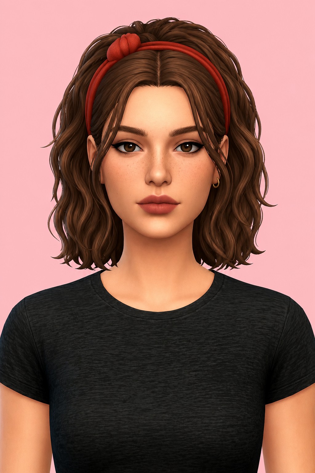 Mya Hair - Headband Accessory custom content (CC) for Sims 4 by oakiyo