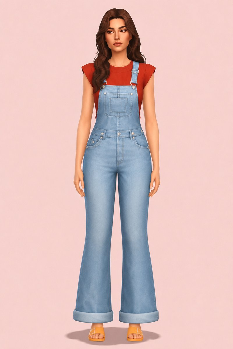 Sally Overalls - Sweater Accessory