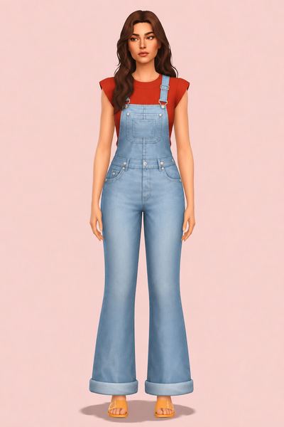 Sally Overalls - Sweater Accessory