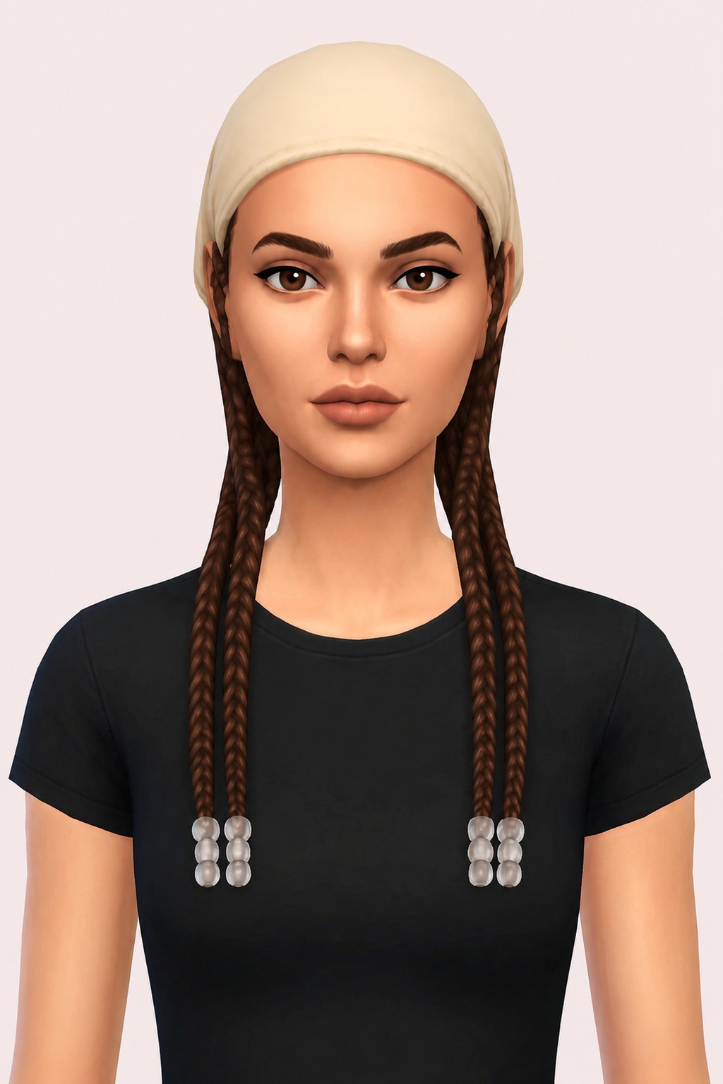 Fallon Hair custom content (CC) for Sims 4 by oakiyo