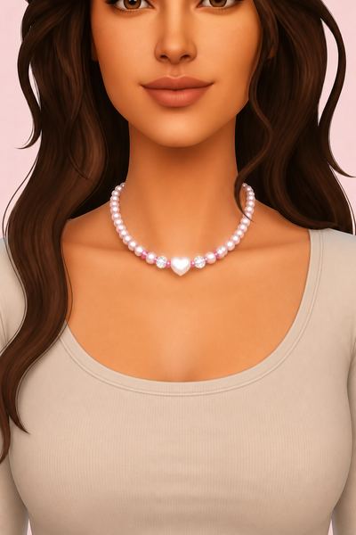 Mae Necklace custom content (CC) for Sims 4 by oakiyo
