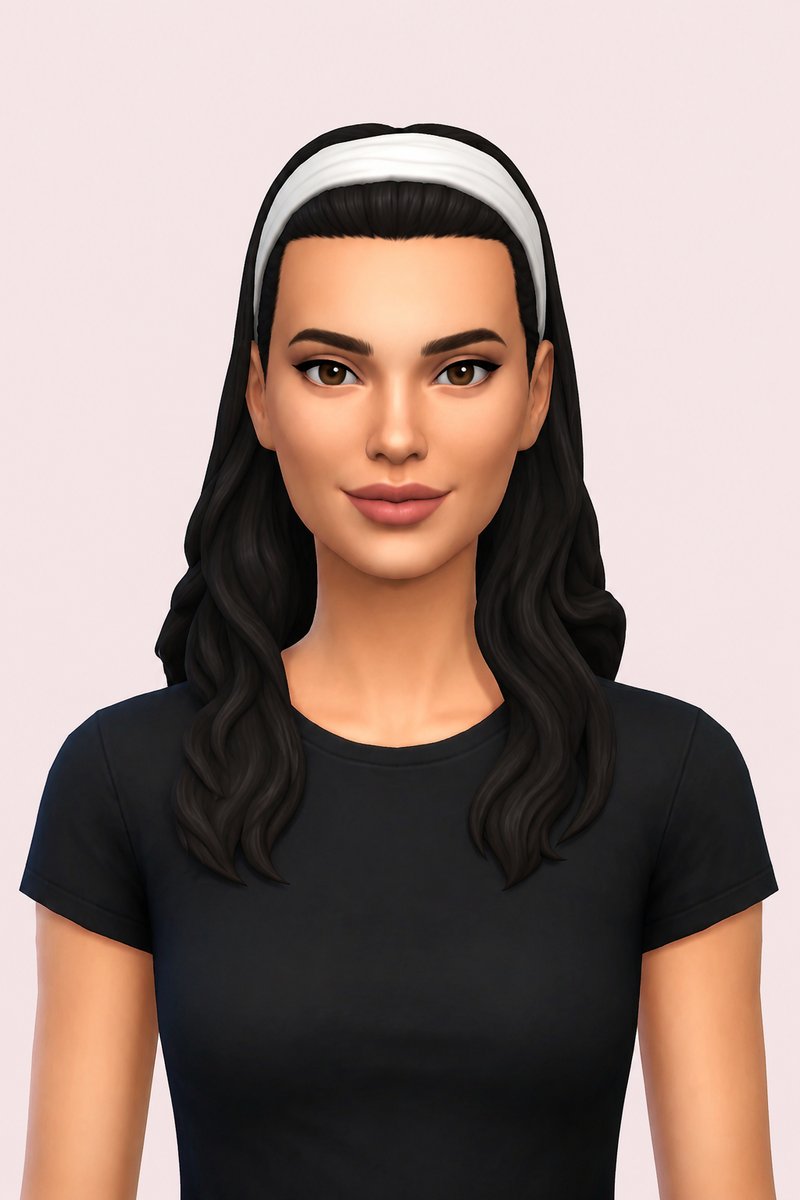 Marlow Hair custom content (CC) for Sims 4 by oakiyo