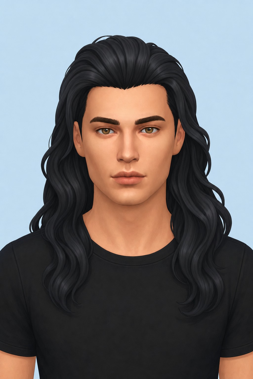 Royd Hair custom content (CC) for Sims 4 by johnnysims
