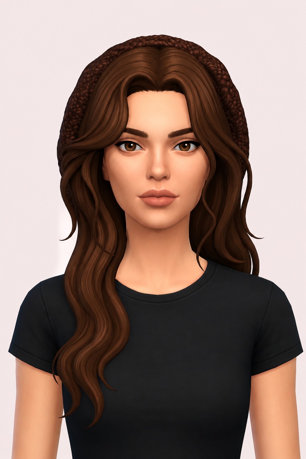 Afro Headband Edit custom content (CC) for Sims 4 by oakiyo